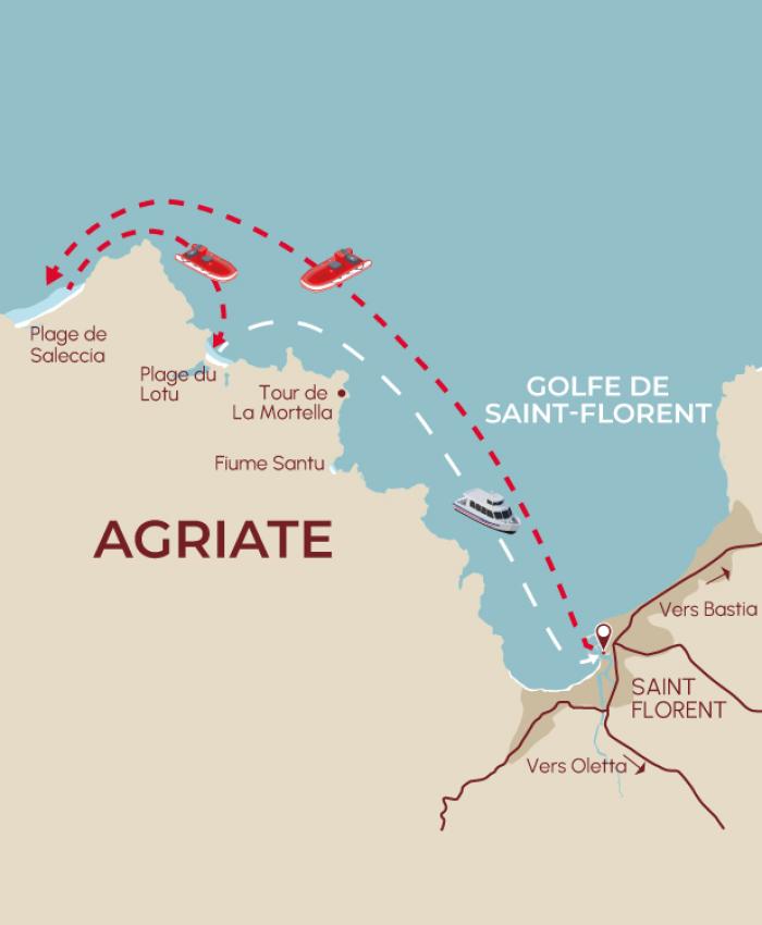 Les 2 Plages en Bateau – 100% Confort