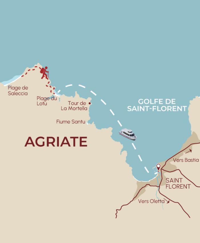 Lotu & Saleccia – Navette + Marche